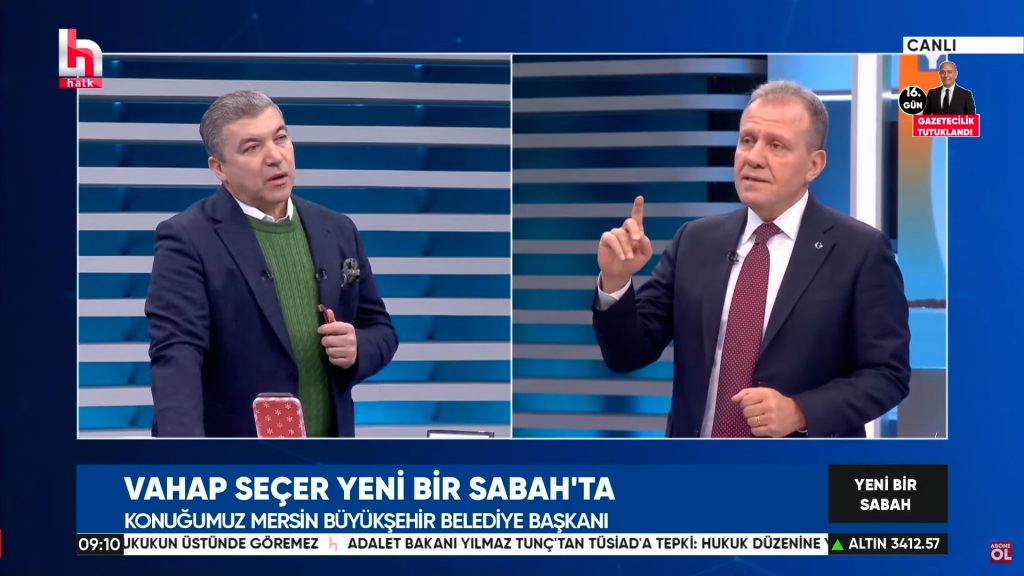 BAŞKAN SEÇER, HALK TV’DE İSMAİL KÜÇÜKKAYA’NIN KONUĞU OLDU (1)