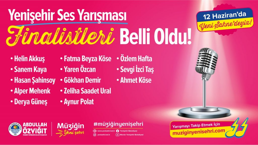 Yenişehir Ses Yarışması finalistleri belli oldu